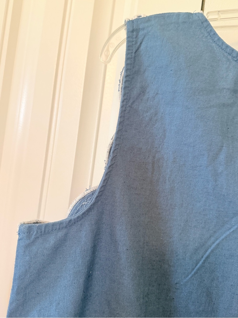 Simply Southern Blue Sleeveless Embroidered Palm Top - Picture 10 of 10